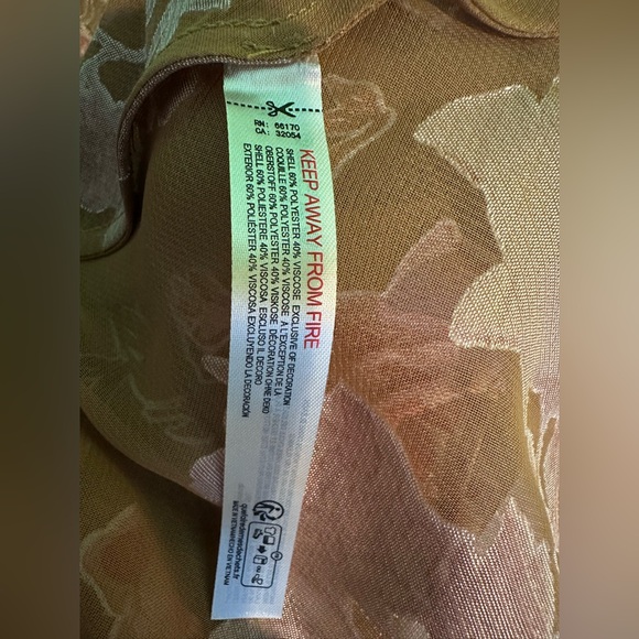 NWT Free People Bed of Roses Slip Gold Wood Combo size Medium - Picture 14 of 14